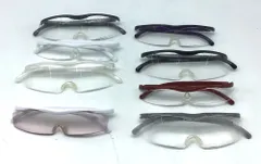 8135 【8本セット】SAMPLE Hazuki ハズキルーペ 日本製 見本品 展示品 眼鏡型ルーペ 1.32×3本 1.6×4本 1.85×1本 まとめ売り
