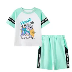 子供 パジャマ 半袖 Tシャツ 短パン 上下セット キッズ 子供服 女の子 ガールズ パウパトロール Paw Patrol 快適 肌触りがい