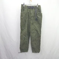 ◇ ⊇ H&M エイチアンドエム ウエストゴム ウエストベルト コーデュロイ カーゴパンツ サイズXS カーキ レディース E  【1505290004664】