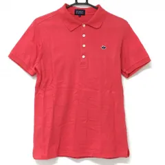 ★特価★パーリーゲイツ 半袖ポロシャツ レッド フライングラビットワッペン  メンズ 4(M) ゴルフウェア PEARLY GATES