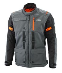 KTM TOURRAIN WP V2 JACKET　サイズＬ　多用途ツーリングジャケット 防寒 防風 冬用 暖かい 2way 脱着可 取り外し可能なサーモジャケット 中綿ジャケット 取り外し可能な肩と肘のプロテクター バイクジャケット ツーリングジャケット