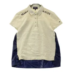 サイズ：1 PEARLY GATES パーリーゲイツ  半袖ポロシャツ  ベージュ系 [240101525399] ゴルフウェア レディース ストスト