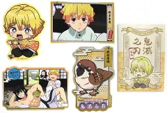 【中古】シール・ステッカー 我妻善逸 「カードダス 鬼滅の刃 ダイカットステッカーセット2」