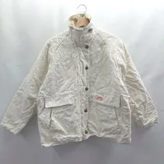 ◇ ⊇ JaVa ジャバ コーデュロイ 長袖 中綿 ブルゾン サイズS ベージュ レディース E  【1503060046975】