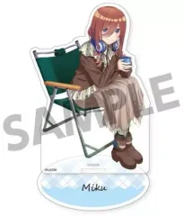 【中古】アクリルスタンド・アクリルパネル 中野三玖(キャンプver.) 描き下ろしアクリルフィギュア 「映画 五等分の花嫁」