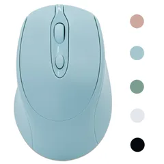 【特価セール】Wonzir ワイヤレスマウス Bluetooth 5.2 静音 無線 マウス Type-C充電式 3段階DPI切替 2.4GHz 光学式 Mac Windows Android iOS iPad PC Macbook対応 (ブルー)