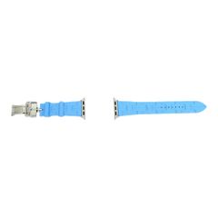 【名東】エルメス シンプルトゥール キリム ブルーセレスト SV金具 アップルウォッチベルト 41mm 時計