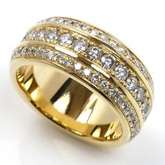 Pt900/850 クロス ネックレス ダイヤモンド1.52ct 4.1g 40cm  