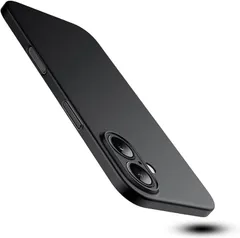 JACRON iPhone 16 Plus ケース ブラック 耐衝撃 落下防止 薄型 ストラップホール付き 柔軟 砂艶消しの質感 ほこりが付かない 滑り止め スマートフォンケース(TPU-AZ-3126)