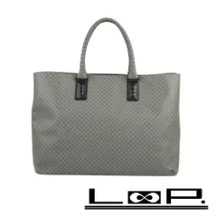 ◆SALE◆　■新同■　ボッテガヴェネタ トート バッグ イントレ チャート マルコポーロ レザー グレー 62955 箱 【257629】〇
