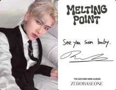 【中古】コレクションカード(男性) ZEROBASEONE/リッキー(Ricky)/裏面印刷サイン・メッセージ入り/CD「MELTING POINT」(LOYALTY Ver.)封入フォトカード
