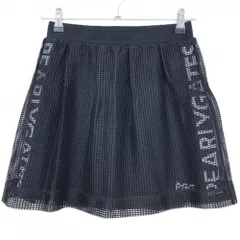 新品タグ付きPEARLY GATES レディースプリーツスカート サイズ0黒 PEARLY GATES 黒 プリーツスカート 厚手 PEARLY GATES 黒