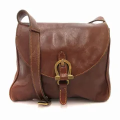 エティエンヌ アイグナー etienne aigner ショルダーバッグ レザー 茶 ブラウン /AE