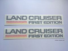 ランドクルーザー250 LANDCRUISER250 海外仕様トヨタ純正サイドステッカー LANDCRUISER FIRST EDITION サイドデカール Sunrise