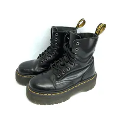 ★Dr.Martens ドクターマーチン JADON 8ホールブーツ サイドジップ ブーツ ブラック レディース Size UK3 (22cm)のサムネイル