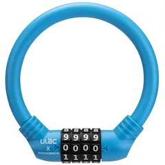 【新品】 ULAC 自転車 鍵 ケーブルロック クロスバイク ワイヤーロック 軽量 ダイヤルロック 太さ12 高切断対抗 盗難防止 頑丈 3色 4桁暗証番号 0