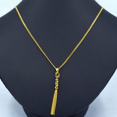K24 4面喜平ネックレス デザインペンダントトップ付き