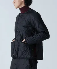 TAION U NECK BUTTON JACKETS Uネック ボタン ジャケット キルティング ダウン タイオン