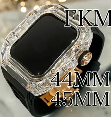 アップルウォッチバンド ラバーベルト カバー　Apple Watch ケース 45 44mmスポーツ15