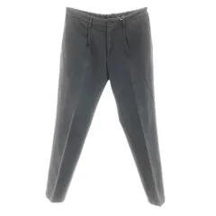 【中古】デヴォレ インチピット DEVORE Incipit ストレッチ コットンカシミヤ イージースラックスパンツ ダークグレー【サイズ50】【メンズ】