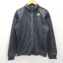 G■アディダス/adidas  F93148 3Dパイルウォームアップジャケット【L】灰/men's/75【中古】■