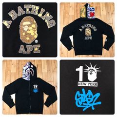 STASH BAPE ニューヨーク 迷彩 シャークパーカー shark ベイプ