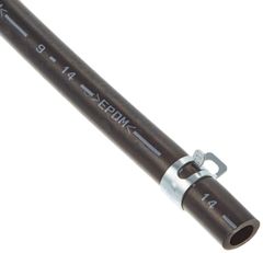 新品 キジマ(Kijima) バイクパーツ 耐油ホース ブレーキフルード対応 内径9mm 245mm 汎用 ブラック 106-21103