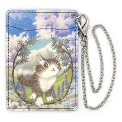 【新品】 境目１面パス わちふぃーるど 猫のダヤン 941842 パスケース レディース キャラクター メンズ 定期入れ 本革 