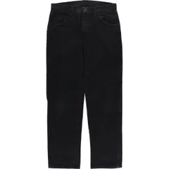 古着 ラスラー RUSTLER ブラックデニム テーパードデニムパンツ メンズw32相当/eaa402137