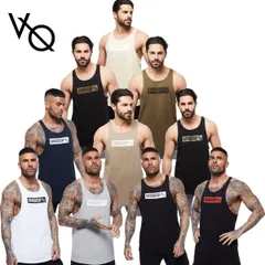 ヴァンキッシュ フィットネス VANQUISH FITNESS BOX LOGO TANK タンクトップ メンズ 筋トレ ジム ウエア スポーツウェア イギリス 正規品[衣類]