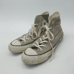 ◇ Θ CONVERSE コンバース converse e.c.labモデル ハイカット スニーカー シューズ サイズ24 グレー レディース E  【1506190011684】