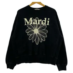 未使用　マルディメクルディ スウェット Mardi マルディメクルディトレーナー スウェット ブラックレモン