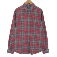 古着 ラルフローレン Ralph Lauren POLO by Ralph Lauren 長袖 ウエスタンネルチェックシャツ メンズL相当/eaa476734