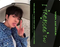 【中古】コレクションカード(男性) TREASURE/ユン・ジェヒョク/CD「THE FIRST STEP ： CHAPTER THREE」(BLACK Ver.)封入特典セルフィフォトカード