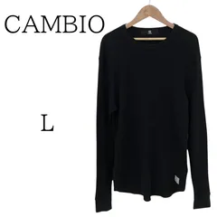 CAMBIO カンビオ ブラック トップス Lのサムネイル
