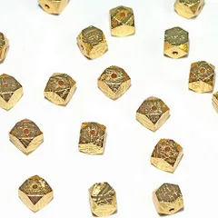 アルタイ隕石 金剛天珠杵彫刻 19g 46.3㍉ 隕石　石鉄隕石 隕石彫刻 宇宙 ギャラクシー 星 鉄隕石 しんきょういんせき カマサイト