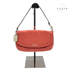 【美品】コーチ アクセサリーポーチ パーカーラージ ワンショルダーバッグ ハンドバッグ ピンク レディース COACH