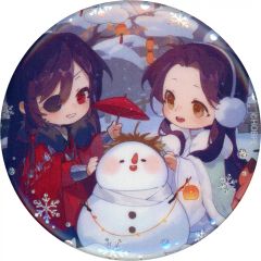 [중고] 배지 빈즈 사자 & 꽃성 (미니 캐릭터 / 눈) 홀로그램 캔 배지 [추첨 메이트 천관 봉복 貮] E-9 상