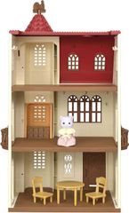 エポック(EPOCH) シルバニアファミリー おうち 【赤い屋根のエレベーターのあるお家】 ハ-49