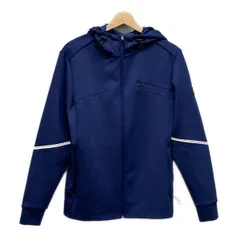 ヒューゴボス　メンズ　ブルゾン　ジャケット　ナイロン　切り替え　フード　紺色　L HUGOBOSS (ヒューゴボス) フード着脱 フルジップ ニット切り替え