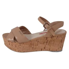 PRADA SPORT(プラダスポーツ) サンダル 36 レディース - ベージュ レザー