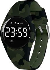 BEN NEVIS 子供腕時計 キッズ ホワイト 子供用スマートウォッチ活動量計 デジタル腕時計 多機能防水( 01-迷彩)
