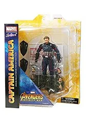 【中古】(未使用･未開封品)DIAMOND SELECT TOYS Marvel Select: Avengers Infinity War Captain America Action Figure