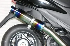 スズキ　アドレスV125　マフラー　O2センサー車可 スズキ アドレスV125 カーボン調カスタムステンレスマフラー O2