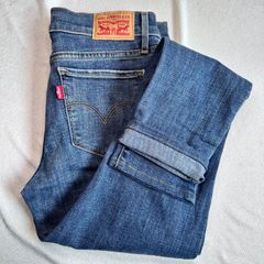 送料無料 即決 Levi's 711 スキニー デニム W27 L30 ストレッチ ウォッシュ加工 ジーンズ パンツ カジュアル リーバイス