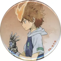 【中古】バッジ・ビンズ 沢田綱吉 「家庭教師ヒットマンREBORN! POP UP STORE in ロフト 描き下ろし 歩みver. トレーディング缶バッジ」