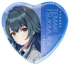 【中古】バッジ・ビンズ 月村手毬 「学園アイドルマスター POP UP SHOP in GiGO トレーディングハート缶バッジ」