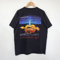 新品 INDEPENDENCE DAY インディペンデンス・デイ プリント Tシャツ 半袖  サイズ：XL ブラック ムービー 映画