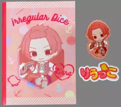 【中古】文房具その他 りうら ノート＆ステッカーセット 「一番くじ いれいす ～いれいすが一番くじに登場!～」 ステーショナリー賞