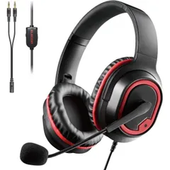 エレコム ゲーミングヘッドセット 両耳オーバーヘッド PS5 PS4 Switch SwitchLite 2m 軽量モデル ブラック インラインコントローラー HS-G30BK